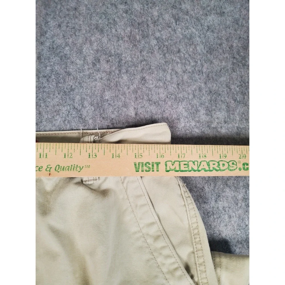 Y2K Levi's Cargo Pants Mens 33x30 Tan Khaki Loose Straight Baggy Cotton Utility